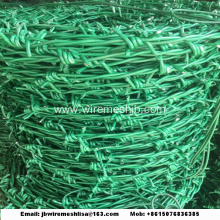 Galvanized and PVC Coated Barbed Wire